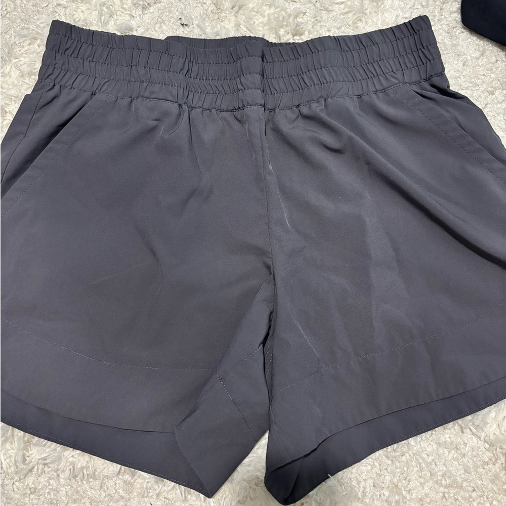 Jockey Gray Elastic Waist Shorts